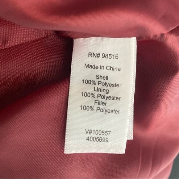 Cold water Creek Red Brocade Snap Up Jacket - Picture 8 of 9